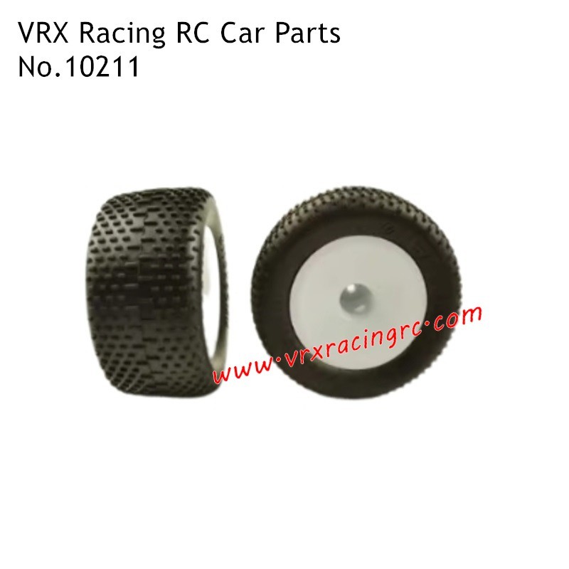 Tire Assembly 10211 Parts for VRX Racing RH1001 1/10th RC Car for Adults Tire Assembly 10211 Parts for VRX Racing RH1001 1/10th RC Car for Adults