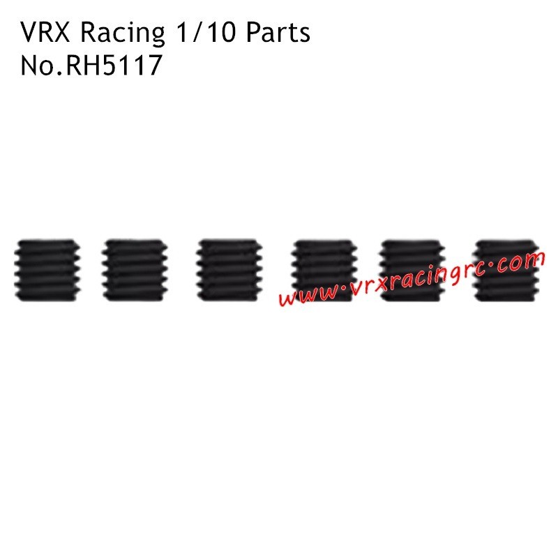 VRX Racing 1/10 RC Car Parts M4x4 Set Screw RH5117 VRX Racing 1/10 RC Car Parts M4x4 Set Screw RH5117