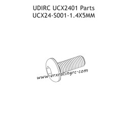UDIRC UCX2401 Parts 1.4x5mm PM Hexagon Socket Button Head Machine Screw UCX24-S001