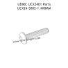 UDIRC UCX2401 Parts 1.4x8mm PM Hexagon Socket Button Head Machine Screw UCX24-S002