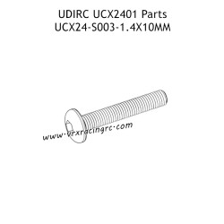 UDIRC UCX2401 Parts 1.4x10mm PM Hexagon Socket Button Head Machine Screw UCX24-S003