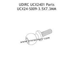 UDIRC UCX2401 Parts 3.5x7.3mm Hollow Ball Screw UCX24-S009