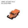 UDIRC UCX2401 1/24 RC Car Parts Body Assembly With LED Orange UCX24-P001