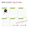 UDIRC UCX2401 RC Car Upgrade Parts Center Gearbox Kit