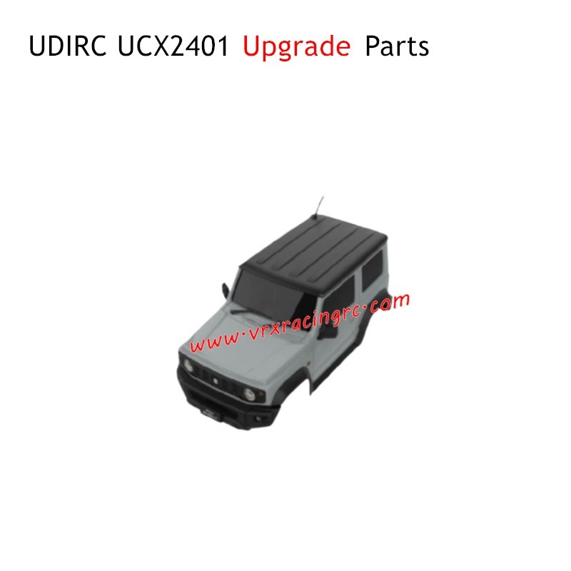 UDIRC UCX2401 RC Car Upgrade Parts Body Assembly Gray UDIRC UCX2401 RC Car Upgrade Parts Body Assembly Gray