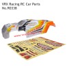 VRX Racing RH817 RH818 Cobra Buggy Parts Car Shell Orange R0337