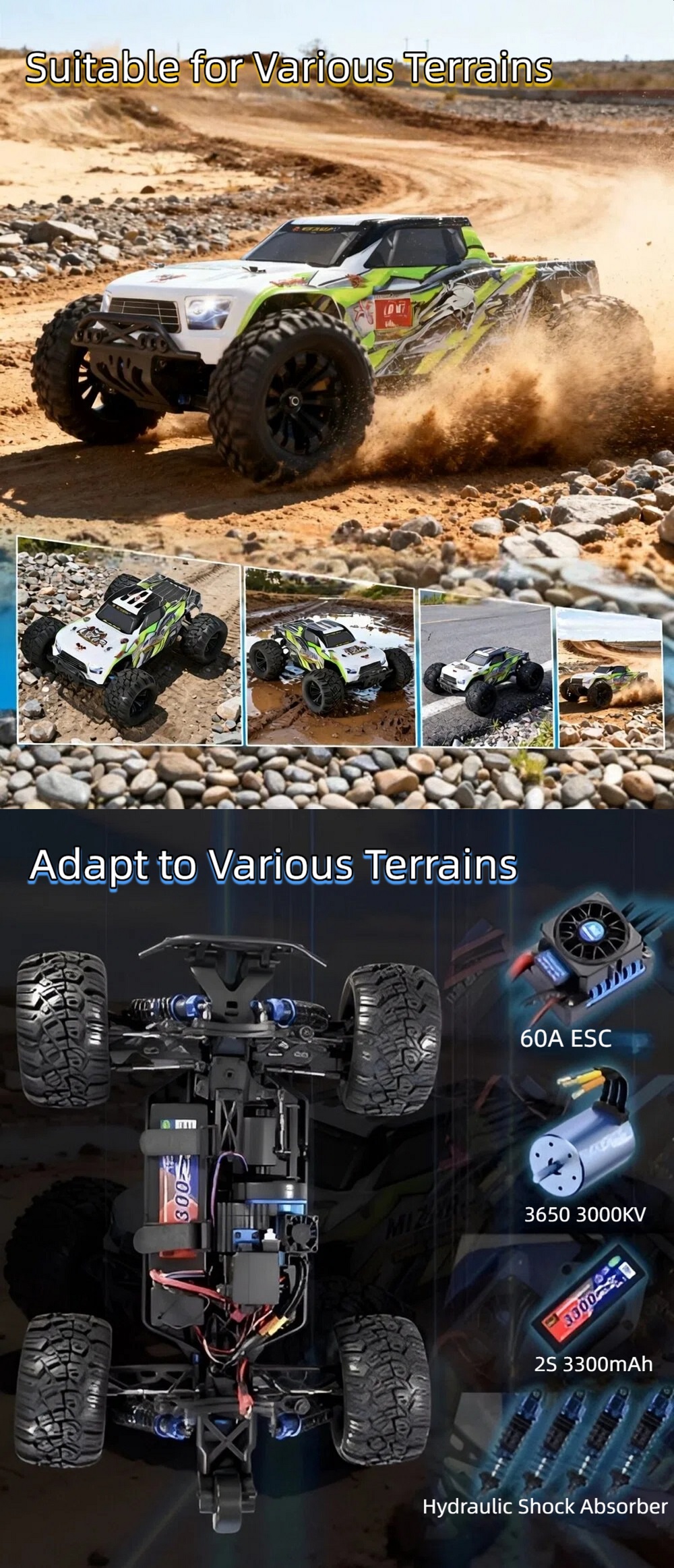 VRX Racing RH1072 High Speed RC Car