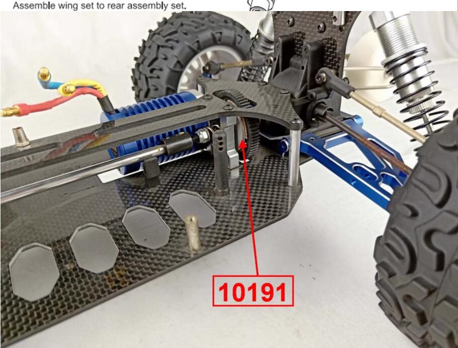 10191 Central Spur Gear kit FOR VRX RACING 1/10 RC CAR