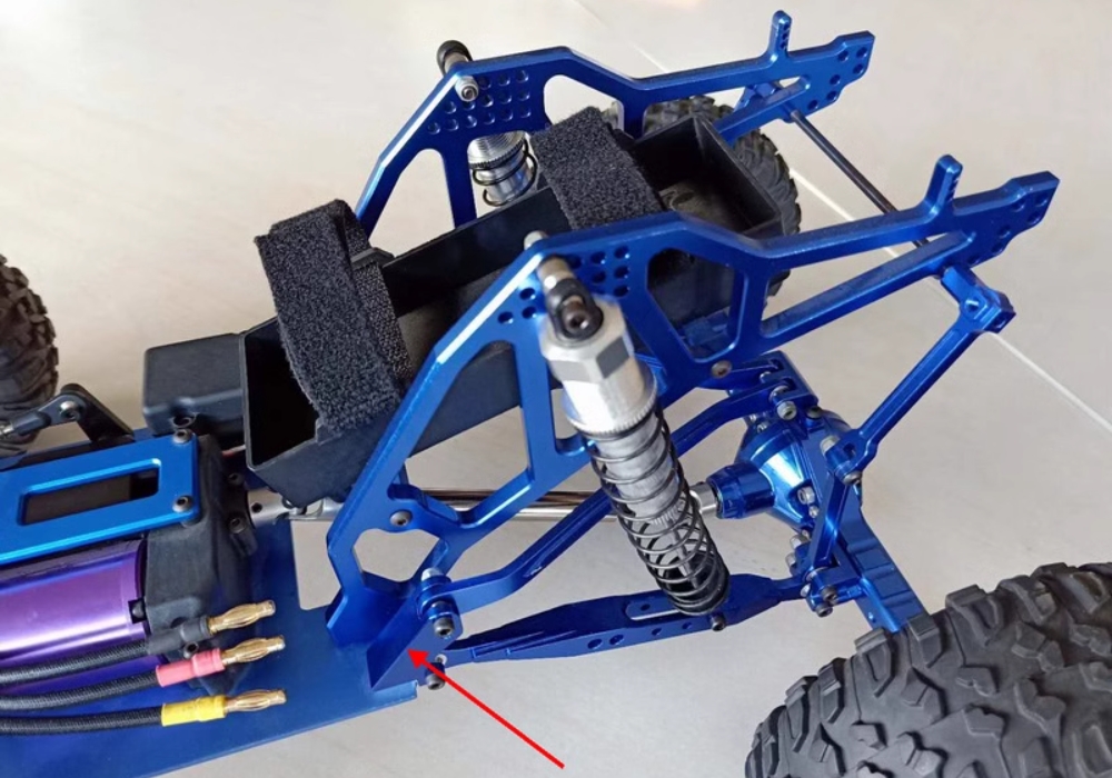 Upgrade Front Holder for Rear Shock Support Rod 10981 Metal Accessories for VRX Racing 1/10 Nitro Powered RC Car for Adults