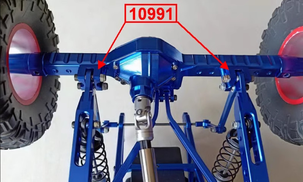Upgrade Rear Shock Mount 10991 Metal Accessories for VRX Racing 1/10 Nitro Powered RC Car for Adults
