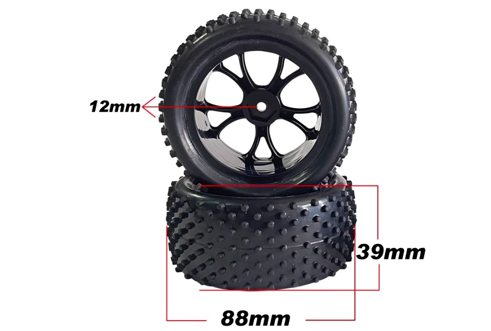 Front Wheel Assembly 10300 Parts for VRX Racing 1/10th RC Truck for Adults