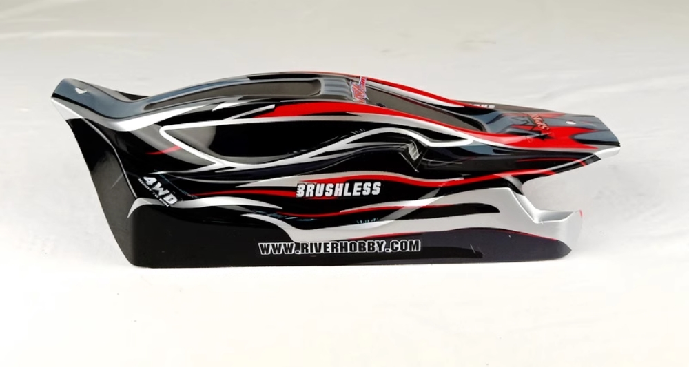 Black Car Shell R0072 Parts for VRX Racing Off-road RC Truck