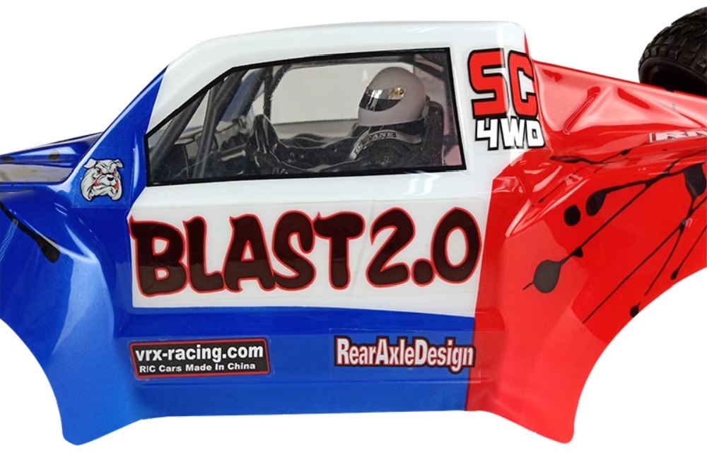 VRX Racing 1/10 Scale RC Truck Parts Car Shell and Anti-roll Bar R0255