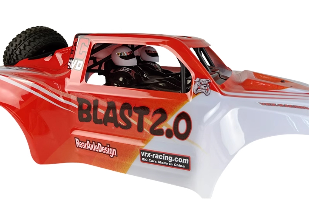 VRX Racing 1/10 Scale RC Truck Parts Car Shell and Anti-roll Bar R0331